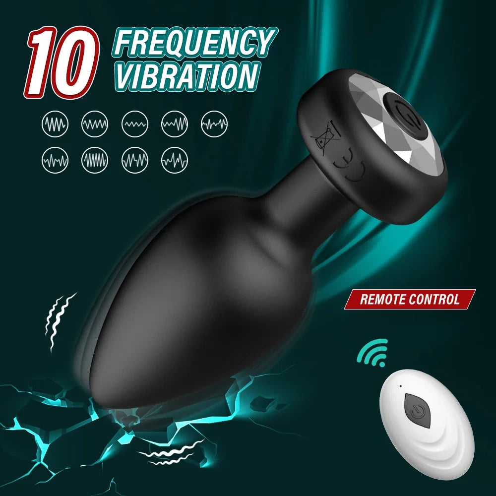 Echo Blaze Pleasure Plug - Bold and Powerful Vibrations