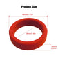 Red Stretchable Silicone Classic Erection Maintenance Ring