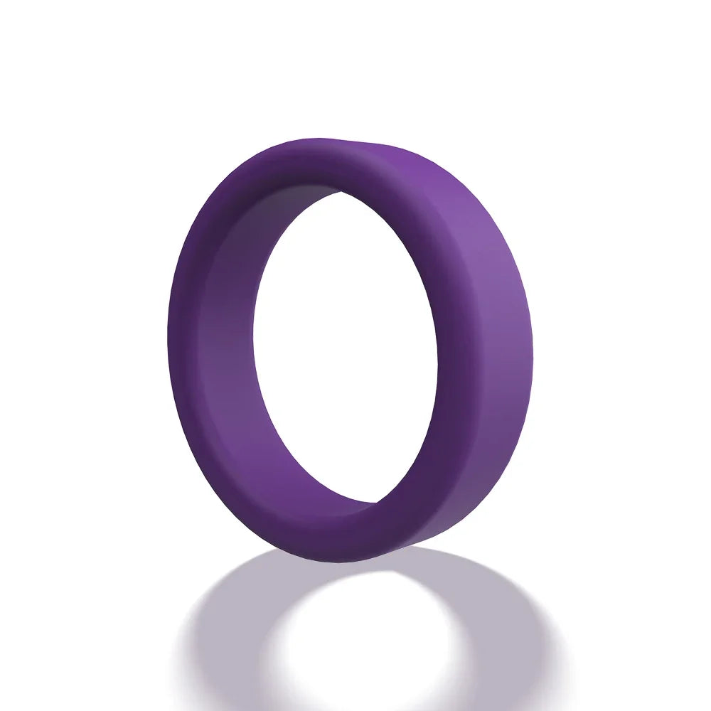 Violet Stretchable Silicone Classic Erection Maintenance Ring