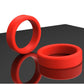 Red Stretchable Silicone Classic Erection Maintenance Ring