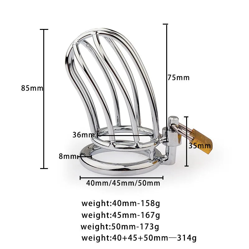 Steel Bar Penis Chastity