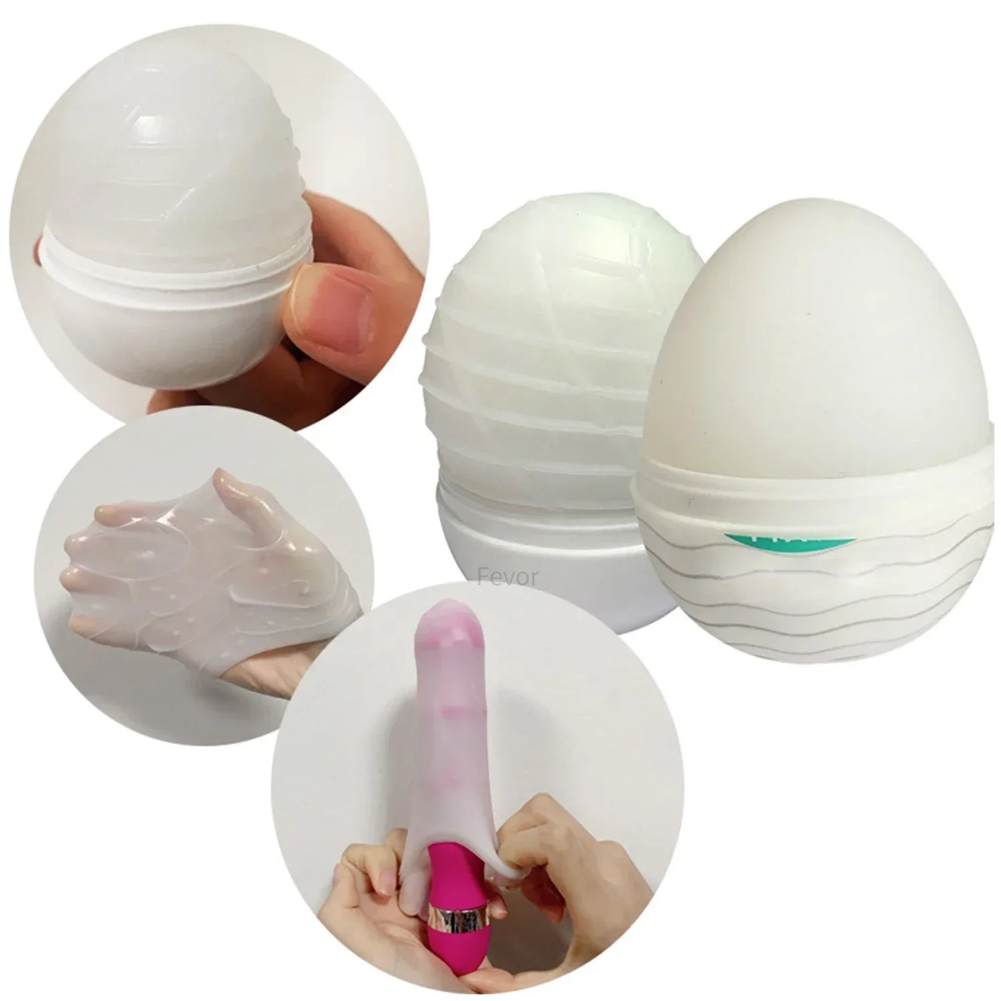 Portable Silicone Dude Spunk Egg- Male Member Massager