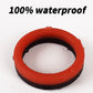 Black & Red Stretchable Silicone Classic Erection Maintenance Ring