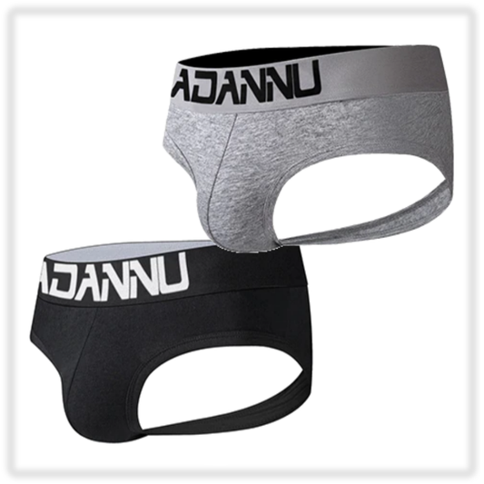 Comfortable Pouch Low Rise Cotton Jockstrap Briefs - ADANNU