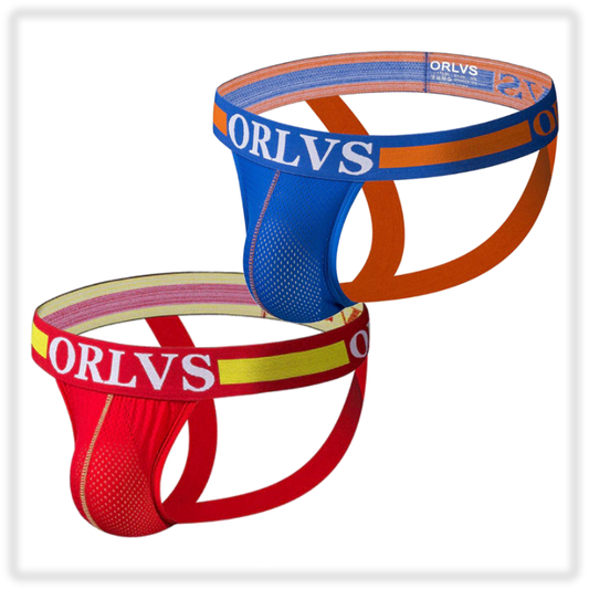 Duo Color Mesh Pouch Jockstrap