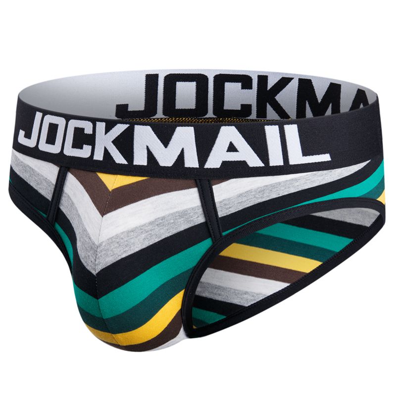 Sexy Multi-Colored Striped Brief - Jockmail