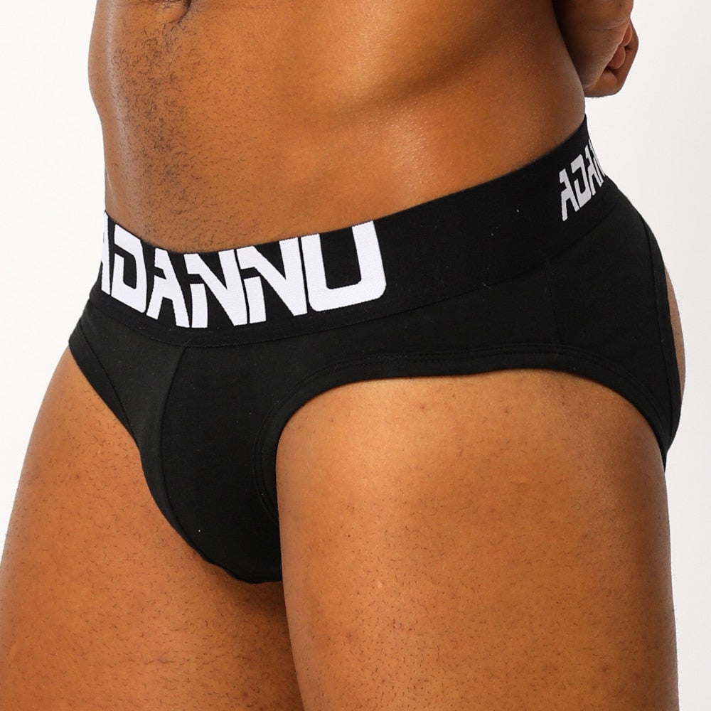 Comfortable Pouch Low Rise Cotton Jockstrap Briefs - ADANNU