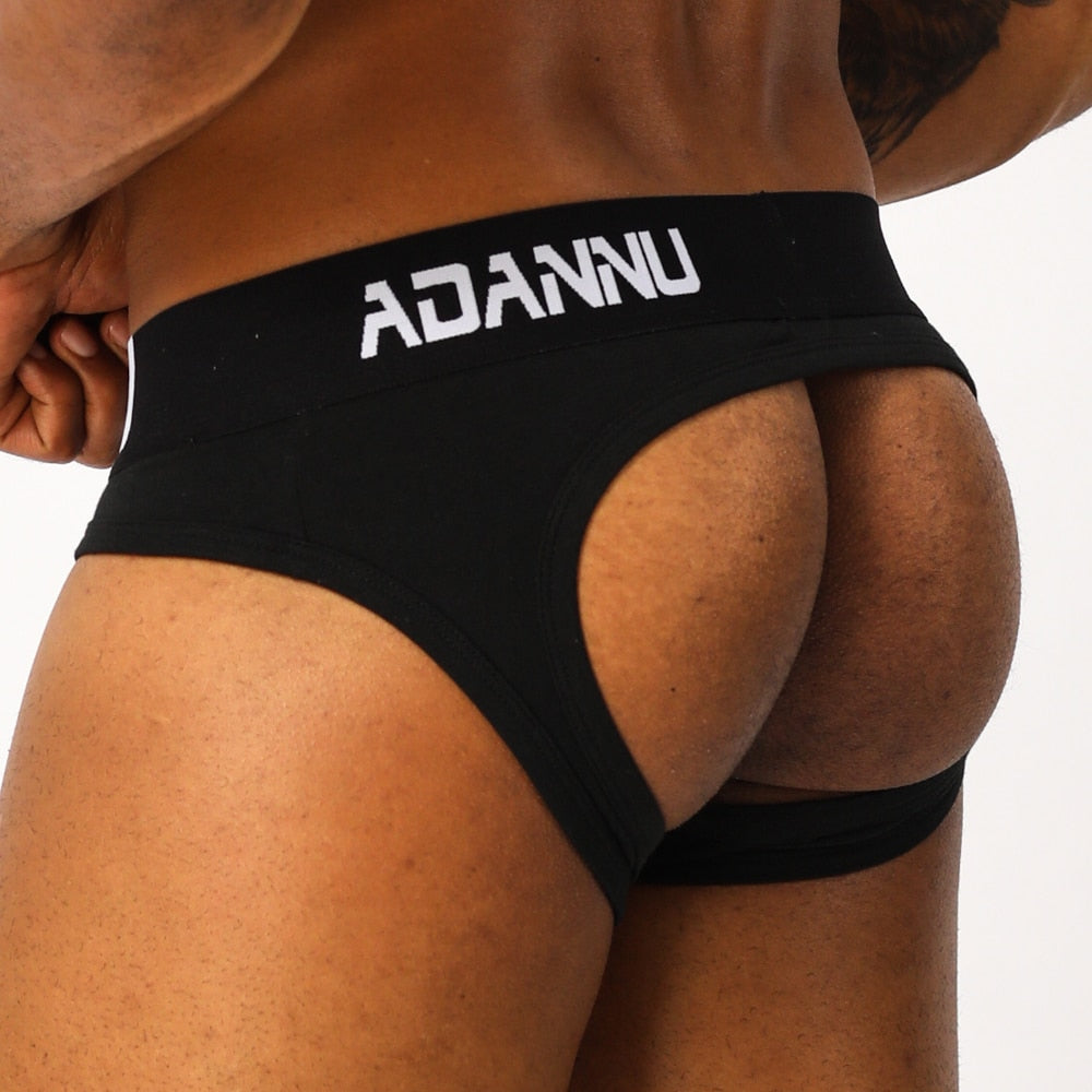 Comfortable Pouch Low Rise Cotton Jockstrap Briefs - ADANNU