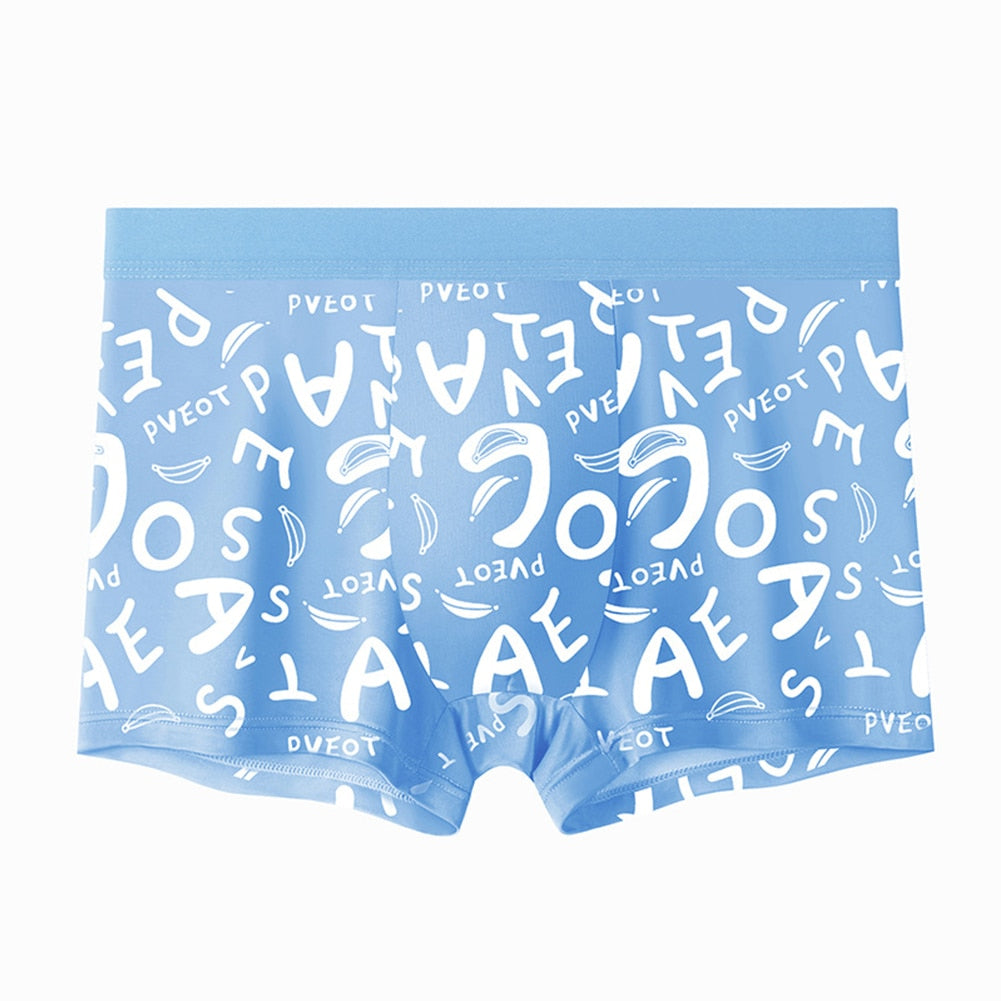 Graffiti Print Seamless Men's Boxer Brief