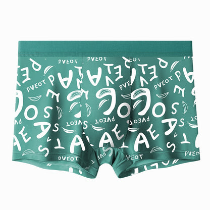 Graffiti Print Seamless Men's Boxer Brief