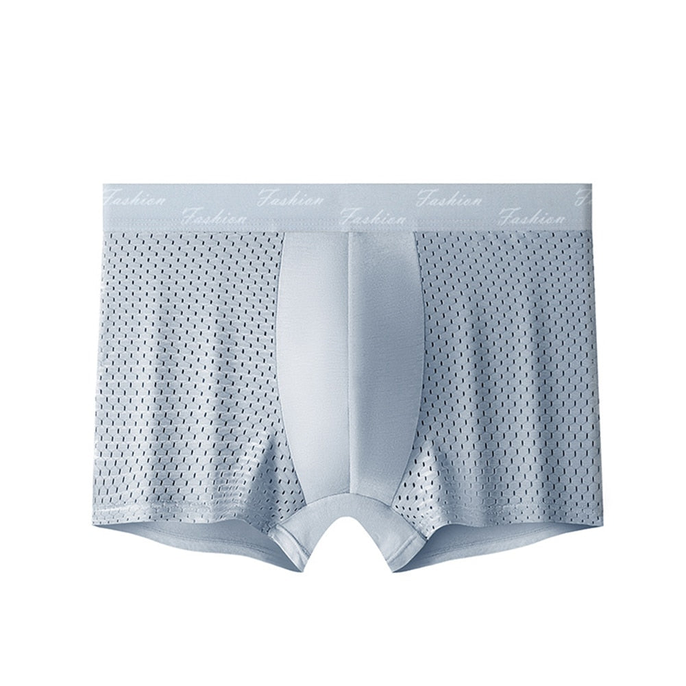 Breathable Mesh Moisture Wicking Material Athletic Boxer Brief